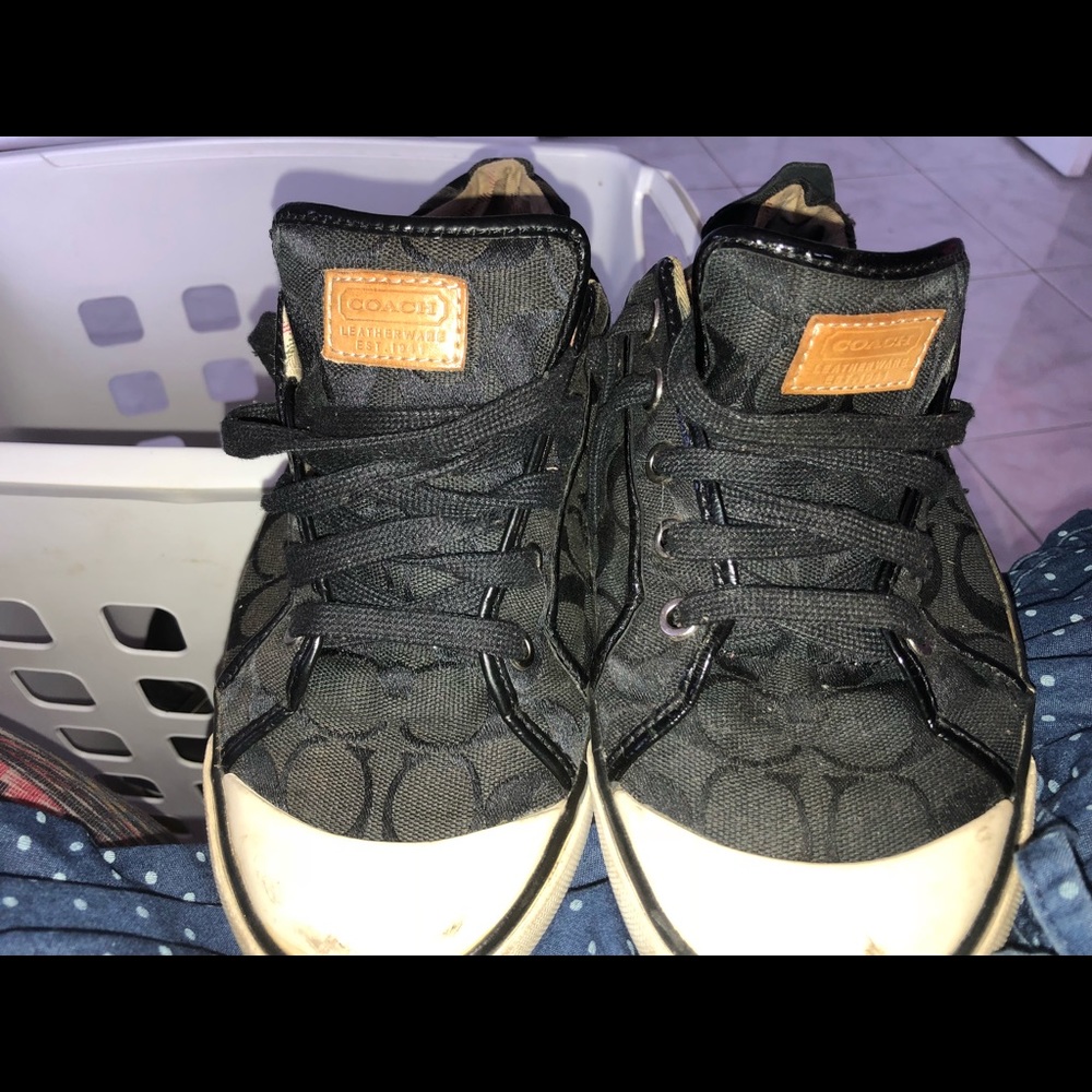 Black Coach Sneakers